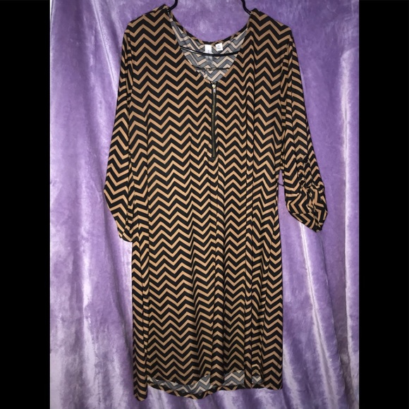 Tacera Dresses & Skirts - Tacera Women’s Chevron Dress